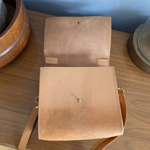 Grace Gordon Lucy Tanned Leather Crossbody Satchel Bag - Picture 10 of 12